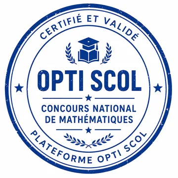 Tampon du Concours national de mathématiques OptiScol
